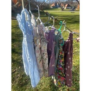 H&M Kids Swing Dress Bundle (8) | Tank Dress, Unicorn, Tropical, Floral | SZ 6-8